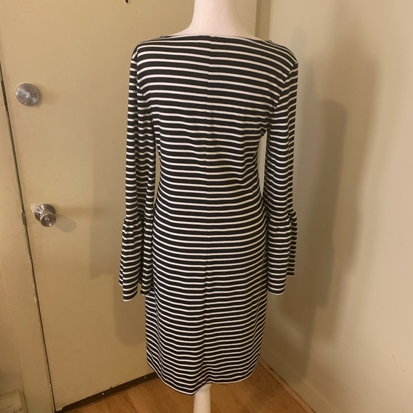 Banana Republic Striped Dress with Bell Sleeves - Picture 4 of 5